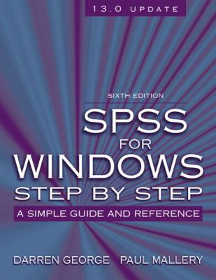 SPSS for Windows Step-by-Step: A Simple Guide a... 0205480713 Book Cover
