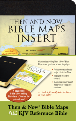 Then & Now Bible Maps Insert and KJV Bible Bund... 1683071867 Book Cover