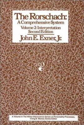 The Rorschach: A Comprehensive System, Vol. 2: ... 0471850802 Book Cover
