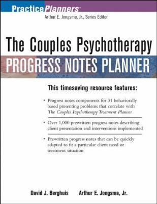The Couples Psychotherapy Progress Notes Planne... 0471274607 Book Cover
