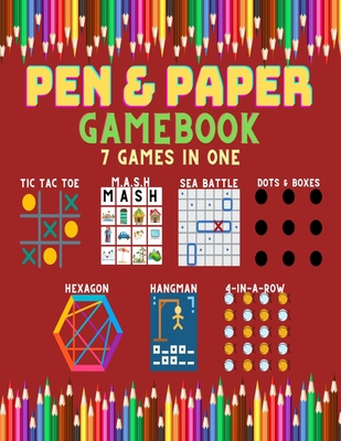 Paper & Pen Game Book: The Big Book of Games B097F58SP1 Book Cover