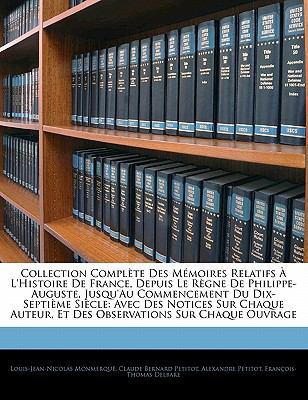 Collection Complète Des Mémoires Relatifs À L'h... [French] 1142712109 Book Cover