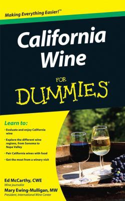 California Wine For Dummies (For Dummies (Cooking))