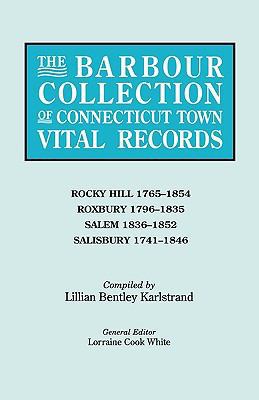 Barbour Collection of Connecticut Town Vital Re... 0806316527 Book Cover