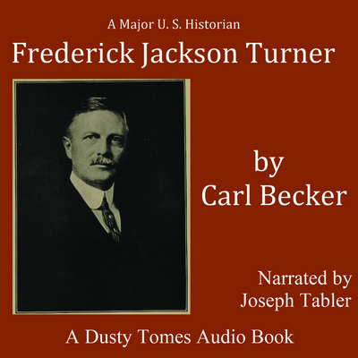 Frederick Jackson Turner B0CNQD6HGN Book Cover