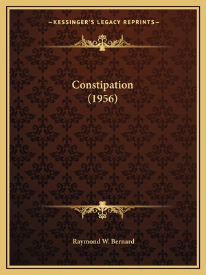 Constipation (1956) 116982935X Book Cover