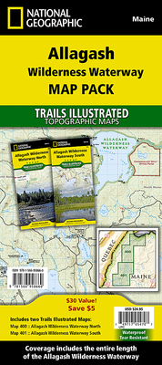 Allagash Wilderness Waterway [Map Pack Bundle] 1566958660 Book Cover