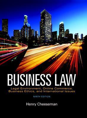Business Law (9th Edition) 0134004000 Book Cover