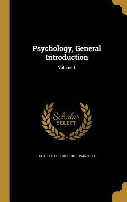 Psychology, General Introduction; Volume 1 1371323127 Book Cover