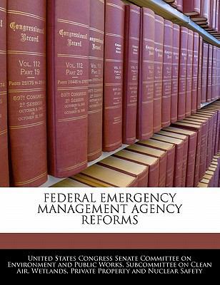 Federal Emergency Management Agency Reforms 1240450478 Book Cover