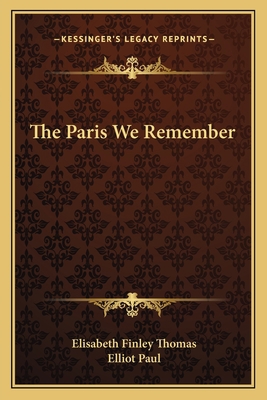 The Paris We Remember 1163818224 Book Cover