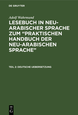 Deutsche Uebersetzung [German] 3112607414 Book Cover