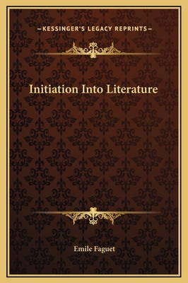 Initiation Into Literature 1169237479 Book Cover