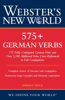 Webster's New World 575+ German Verbs 0764599151 Book Cover