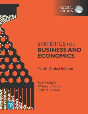 Statistics for Business and Economics, Global E... 1292436840 Book Cover