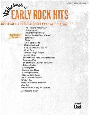 Value Songbooks -- Early Rock Hits: Piano/Vocal... 0739063480 Book Cover