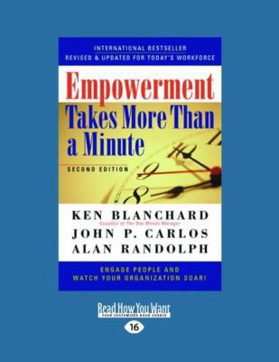 Empowerment Takes More Than a Minute [Large Print] 1458777413 Book Cover