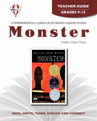 Monster - Teacher Guide by Novel Units 1581306881 Book Cover