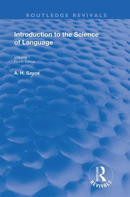 Introduction to the Science of Language: Vol 1 1138339210 Book Cover