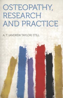Osteopathy, Research and Practice 1290830975 Book Cover