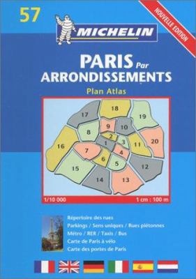 Paris Arrondissements Atlas- Michelin 2067105922 Book Cover