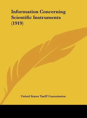 Information Concerning Scientific Instruments (... 1161794255 Book Cover