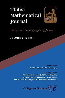 Tbilisi Mathematical Journal Volume 2 (2009) 1904987818 Book Cover