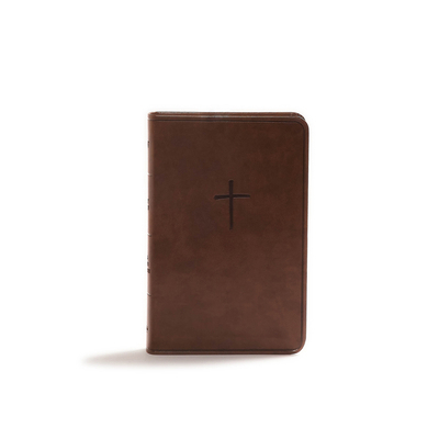 KJV Compact Bible, Value Edition, Brown Leather... 1535956828 Book Cover