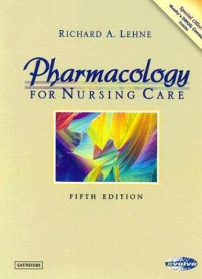 Pharmacology for Nursing Care 0721698433 Book Cover