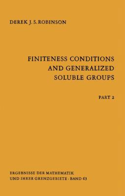 Finiteness Conditions and Generalized Soluble G... 354005572X Book Cover