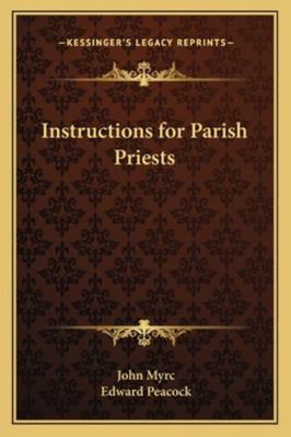 Instructions for Parish Priests 1162727888 Book Cover