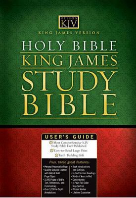 Holy Bible King James Study Guide Personal Size 0718013603 Book Cover