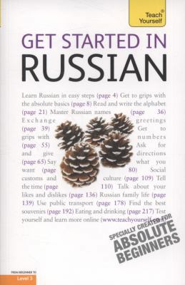 Get Started in Beginner's Russian: Teach Yourself 1444101668 Book Cover