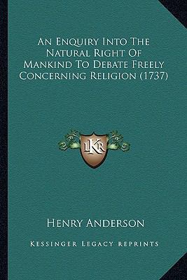 An Enquiry Into The Natural Right Of Mankind To... 1163911658 Book Cover