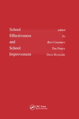 School Effectiveness and School Improvement 902651008X Book Cover