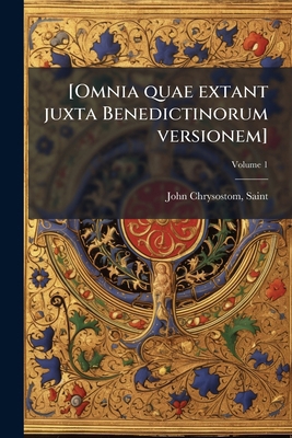 [Omnia quae extant juxta Benedictinorum version... [Latin] 1246883031 Book Cover