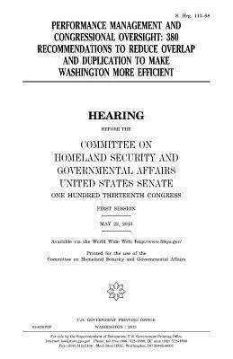 Performance management and Congressional oversi... 1981779302 Book Cover