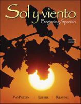 Sol y Viento: Beginning Spanish. Bill VanPatten... 0071283641 Book Cover