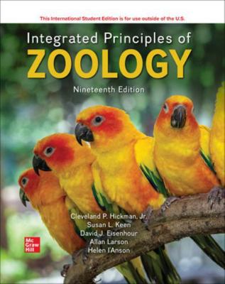Integrated Principles of Zoology ISE 1266263292 Book Cover