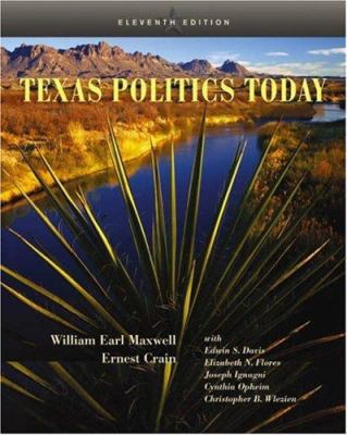 Texas Politics Today [With Infotrac] 0534612547 Book Cover