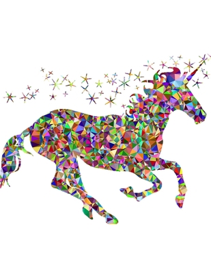 Gemstone Unicorn Notebook: 100 Pages 8.5" X 11"... 1087819377 Book Cover