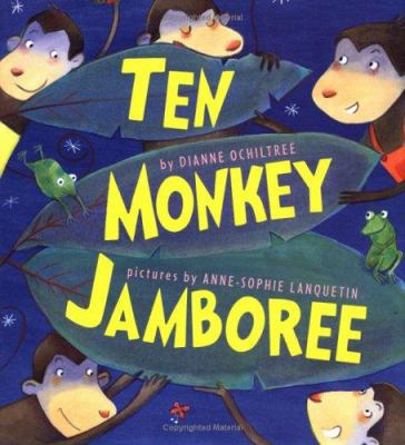 Ten Monkey Jamboree 0689834020 Book Cover