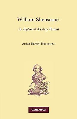 William Shenstone 0521125278 Book Cover