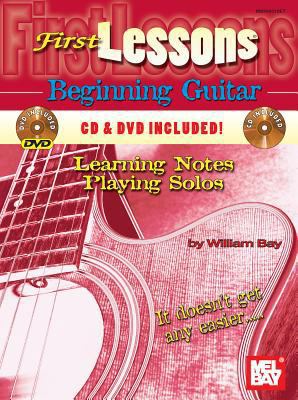 First Lessons Beginning Guitar: Learning Notes ... 0786628375 Book Cover