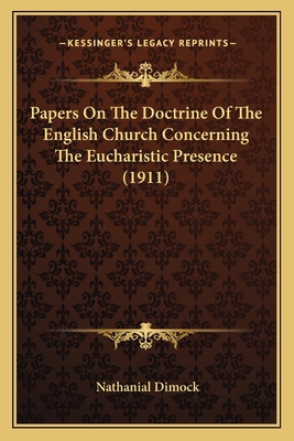 Papers On The Doctrine Of The English Church Co... 1164026348 Book Cover