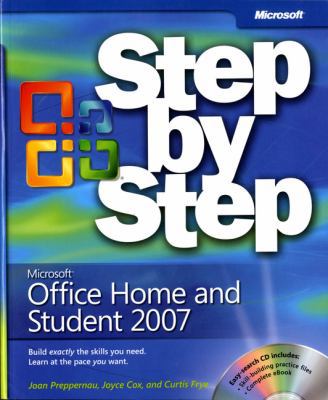 Microsoft® Office Home and Student 2007 Step by... 0735625603 Book Cover