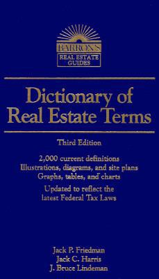 Dictionary of Real Estate Terms 0812014340 Book Cover