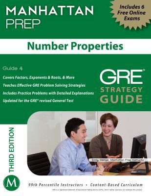 Number Properties GRE Strategy Guide 1937707210 Book Cover