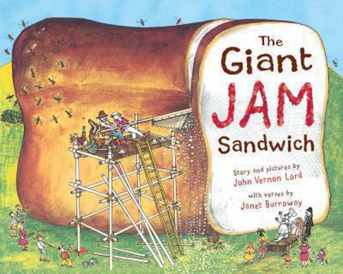 The Giant Jam Sandwich. Story and Pictures by J... 0330507427 Book Cover