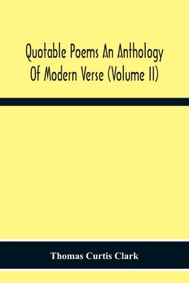 Quotable Poems An Anthology Of Modern Verse (Vo... 9354300448 Book Cover